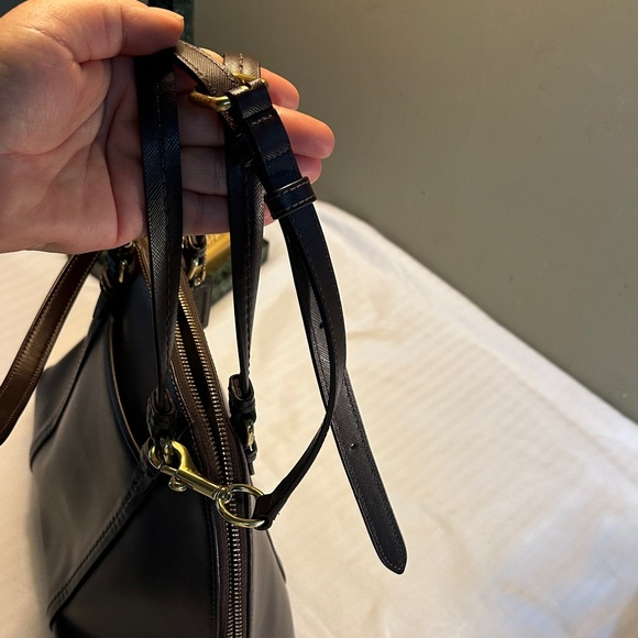 Coach Dark Brown Dome Satchel with Gold Hardware - Picture 16 of 16